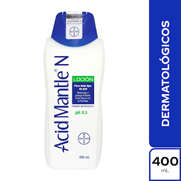 Acid-Mantle N Loción Acetato de Aluminio Ph 4.5 Bayer Frasco x 400 ml  