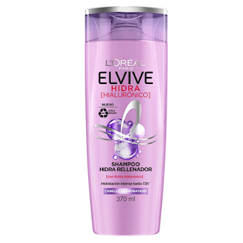 Shampoo Loreal Elvive Hidra Hialurónico Frasco x 370 ml  