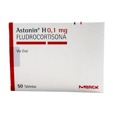 Astonin H Fludrocortisona 0,1mg Merck Frasco x 50 Tabletas  