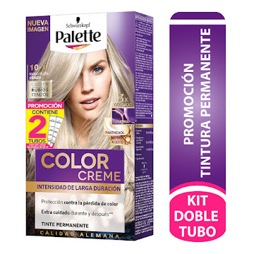 Tinte Schwarzkopf Palette Color Cream Rubio Plata 10-1 x 2 und  