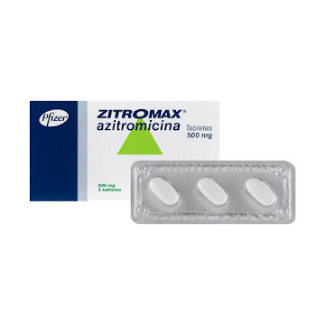 Zitromax Azitromicina 500 mg Pfizer Caja x 3 Tabletas  