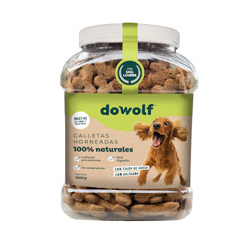 Galletas Para Perros Dowolf Mixtas Frasco x 1 Kg  