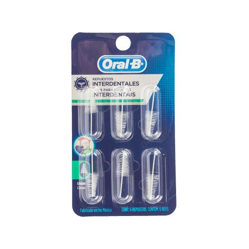 Repuesto Interdental ORAL-B Cónico x6Und