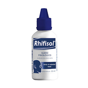 Rhifisol Suero Fisiológico Cloruro de Sodio 0.9% Gerco Frasco x 30 ml  