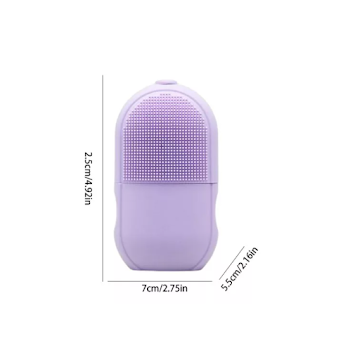 Molde para Hielo con   Textura para Limpieza Facial x 1 und  