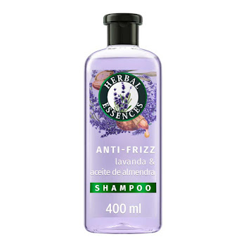 Shampoo Herbal Essences Antifrizz Lavanda Y Aceite de Almendras Frasco x 400 ml  