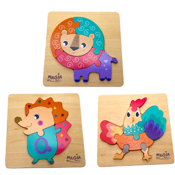 Rompecabezas Galaxy En Madera Animales Magia x 3 und  