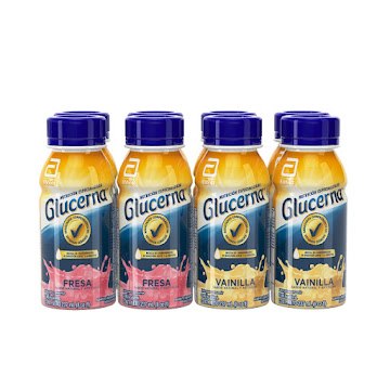 Glucerna Líquido Sabor Vainilla y Fresa Pack x 8 und  