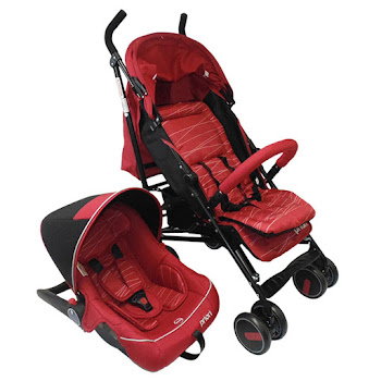 Solo Online Coche Con Portabebe   Priori Torino Y Portabebe Rojo X 1 Unidad 