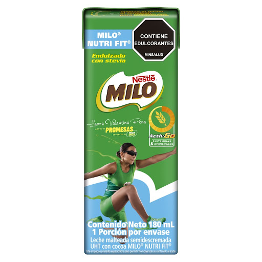 Leche Malteada Milo   Act-Go Semi-Descremada x 180 ml