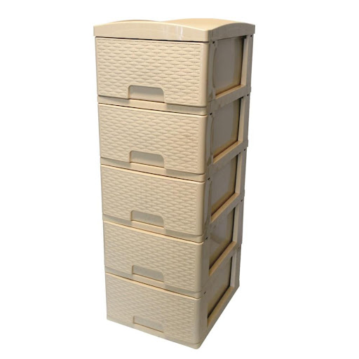 Armario Practimueble Closet Organizador En Polipropileno 5 Niveles COLPLAST Unidad x 1 Armario practimueble , con 5 cajones  ajustables que resisten hasta 25 Kg cada uno y división central que permite almacenar de la mejor forma los elementos de aseo del hogar . Fácil de armar, mover y 