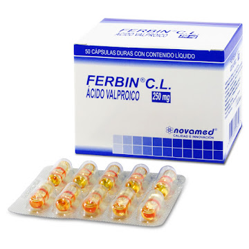 Ferbin C.L Ácido Valproico 250 mg Novamed Caja x 50 Cápsulas undefined