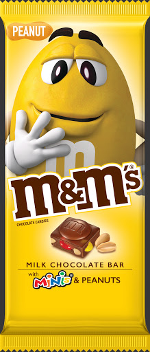 Tableta De Chocolate M&M'S Maní x 110.6 gr