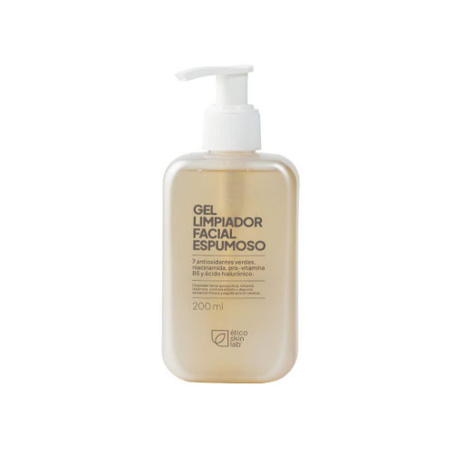 Gel Limpiador Facial Espumoso 200ml Etico Skin Lab Gel en dispensador x 1