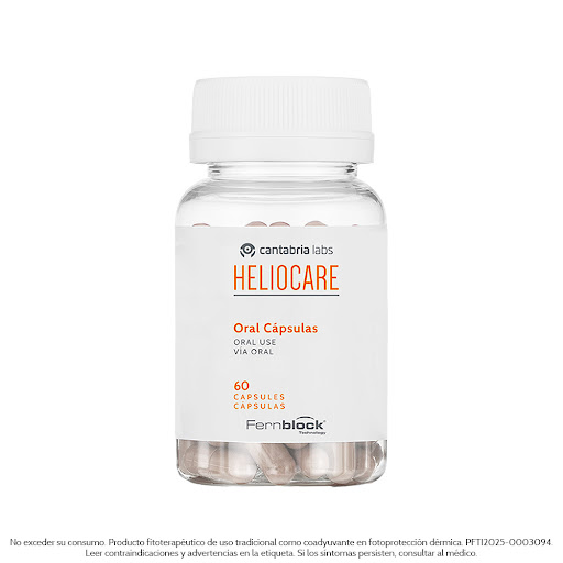 Heliocare Oral Extracto De Hojas Secas De Calaguala 240 mg Cantabria Labs Frasco x 60 Cápsulas