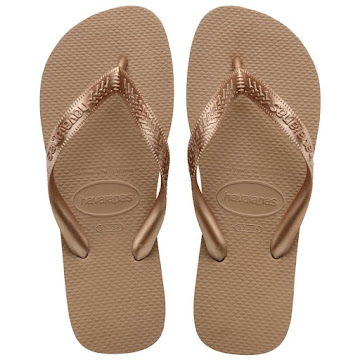 Sandalias Havaianas Top   Fc Café T39-40 x 1 par 