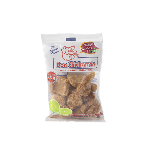 Chicharrones Don Chicharrón Sabor Limón Paquete x 35 gr