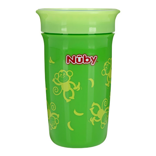 Vaso Estampado Monos Sólido De 10 Oz En Plástico Retráctil Nuby Blister x 1 ĦFacilita a tu hijo el cambio de biberón a vaso! A su pequeño le resultará fácil la transición del biberón al vaso con el borde del vaso que se puede beber por todos lados. Estará encantado con la tra