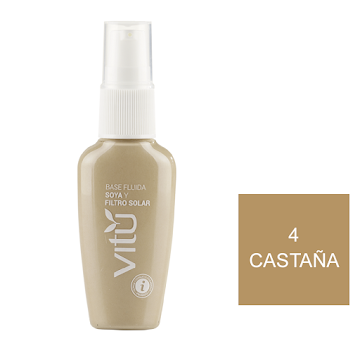 Base VITÚ Soya y Filtro   Solar Castaña x26Ml                            