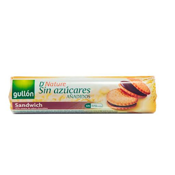 Galletas Gullón Sándwich Sin Azucares Añadidos Paquete x 250 gr  