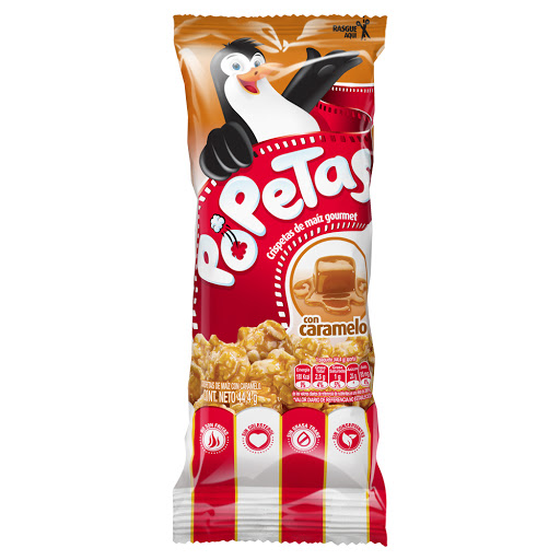 Popetas Crispetas De Maíz Con Caramelo x 44.4 gr