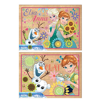 Solo Online Rompecabezas Frozen  2   Modelos  24 Piezas 