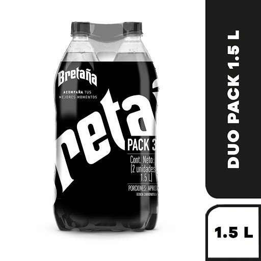 //$Oft Gaseosa Bretaña Postobon Duopack x 1.5Lt 