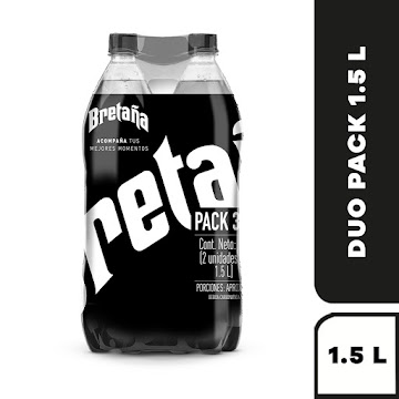 //$Oft Gaseosa Bretaña Postobon Duopack x 1.5Lt   