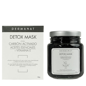 Solo Online Mascarilla Facial   Dermanat Detox Carbon Activado X 110gr 