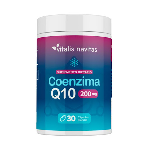 Coenzima Q10  Vitalis Navitas Frasco x 30 cápsulas blandas x 1 ¡Energía y protección desde el interior!
La Coenzima Q10 es un potente antioxidante natural que participa en la producción de energía celular y ayuda a proteger las células del desgaste diario. Su con