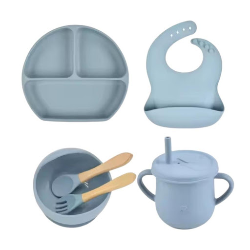Vajilla de Alimentacion Bebe Silicona Suave y Segura UNIMARC Unidad x 1