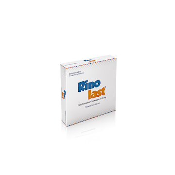 Rinolast  Fexofenadina 120 mg Farmacol Caja X 10 Tabletas  
