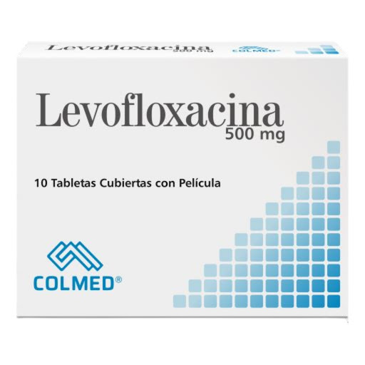 Levofloxacina 500 mg Colmed Caja x 10 Tabletas