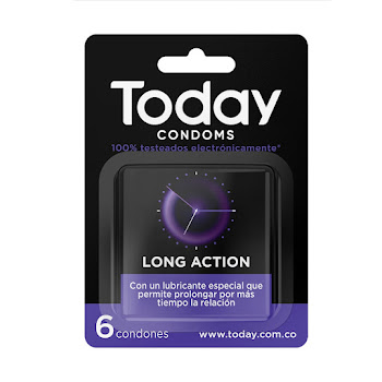 Condones Today Long Action X 6 und  