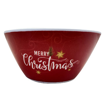 Bowl Navideño Lets Celebrate Merry Christmas Paquete x 1 und   
