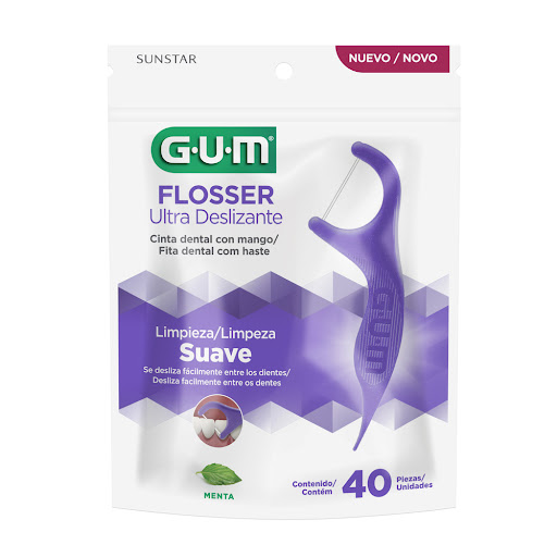 Hilo Dental Gum Sunstar   Flossers Ultra Deslizante x 40 und