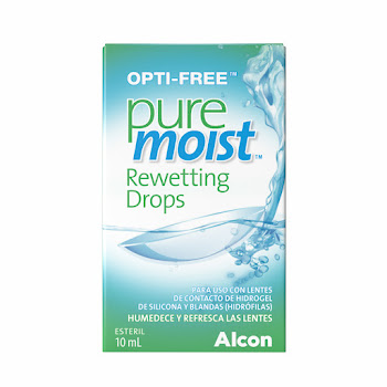 Gotas Humectantes Optifree Puremoist Rewetting Drops Alcon Frasco x 10 ml  