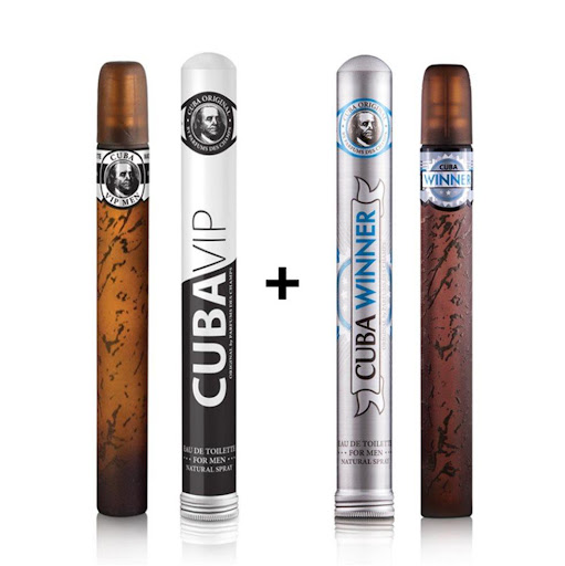 Cuba VIP Men Eau de Toilette 35 ml + Winner Men Eau de Toilette 35 ml Cuba 35 ml + 35 ml x 2 Cuba VIP Men Eau de Toilette 35 ml + Winner Men Eau de Toilette 35 ml