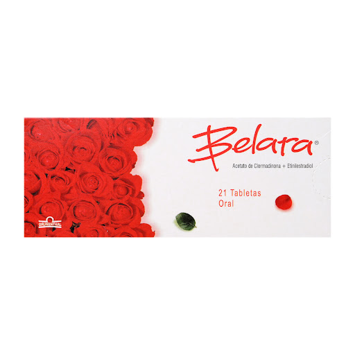 Belara Clormadinona + Etinilestradiol 2mg/0.03mg Grunenthal Caja x 21 Tabletas
