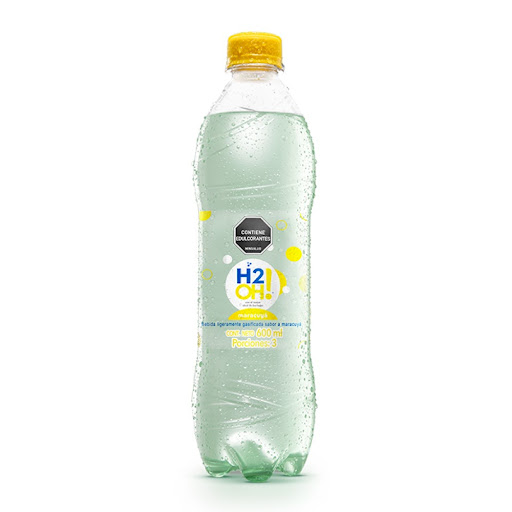 Agua Saborizada H2OH! Maracuyá Cero Calorías x 600 ml