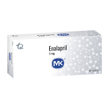 Enalapril 5 mg Mk Caja x 50 Tabletas  