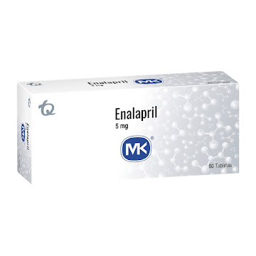 Enalapril 5 mg Mk Caja x 50 Tabletas  