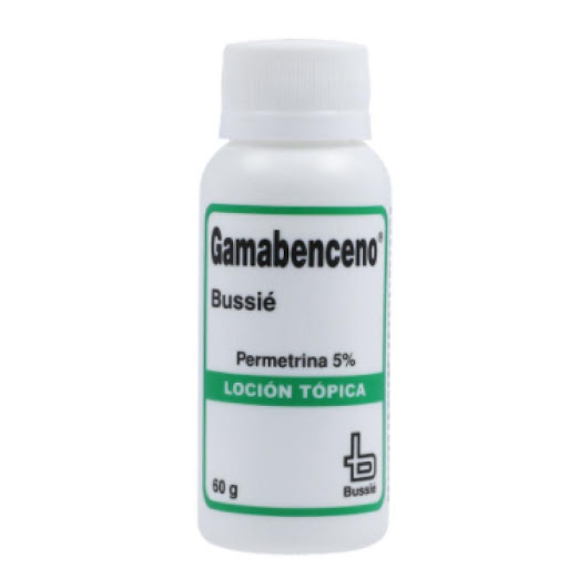 Gambenceno Permetrina 5% Bussie Loción Tópica Frasco x 50 gr