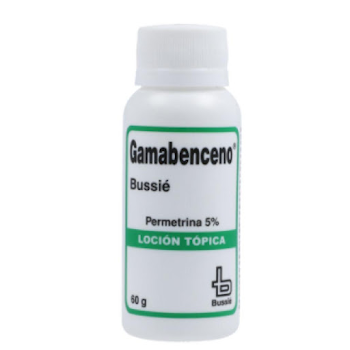 Gambenceno Permetrina 5% Bussie Loción Tópica Frasco x 50 gr  