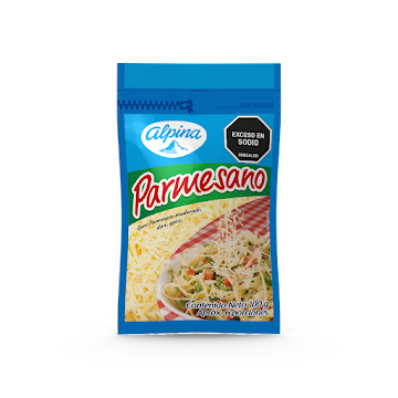 Queso Alpina Parmesano Maduro Duro Graso x 100 gr  
