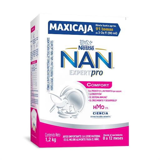 Fórmula Infantil Nan Expert Pro Comfort 0 a 12 Meses x 1,2 kg