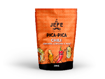 Solo Online Pica Pica - Mezcla De   Mani, Chili, Jengibre Y Cúrcuma 200 G 