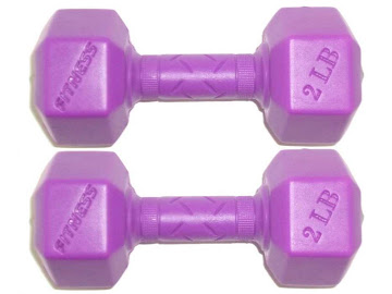 Solo Online Set De 2 Mancuernas   Moradas De 2 Libras 