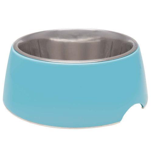 COMEDERO LOVING PETS RETRO ELECTRIC BLUE SMALL LOVING PETS  x 1 Estos comederos combinan estilo y funcionalidad, fabricados con acero inoxidable duradero y un exterior decorativo en distintos diseños y colores. Su base de goma antideslizante evita desplazamientos 