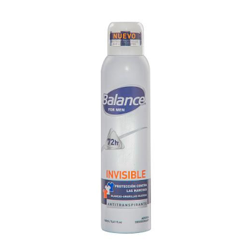 Antitranspirante   BALANCE Men Invisible 72H Spray x160Ml  